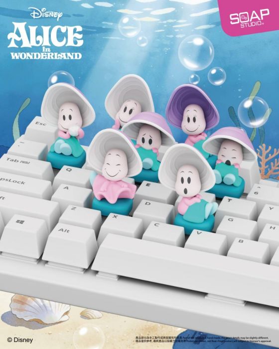 Soap Studio 肥皂遊 盲盒 - 迪士尼 愛麗絲夢遊仙境 生蠔寶寶键帽系列