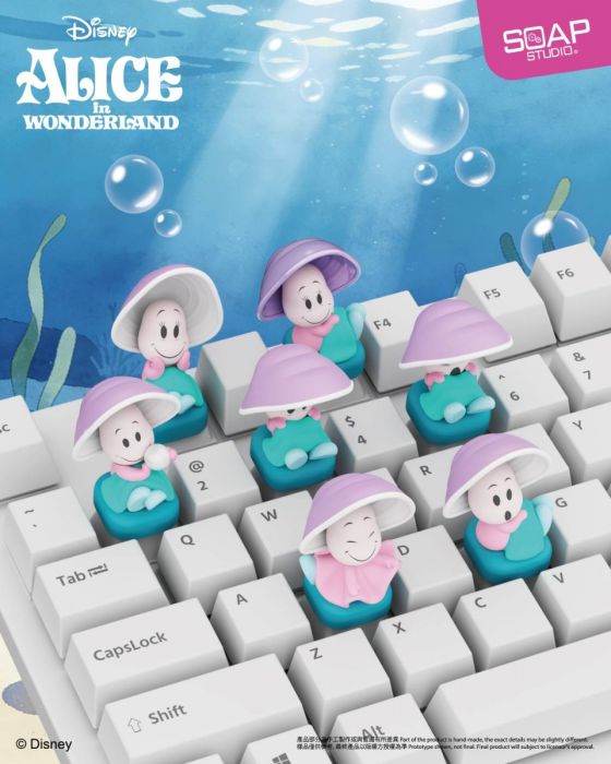 Soap Studio 肥皂遊 盲盒 - 迪士尼 愛麗絲夢遊仙境 生蠔寶寶键帽系列
