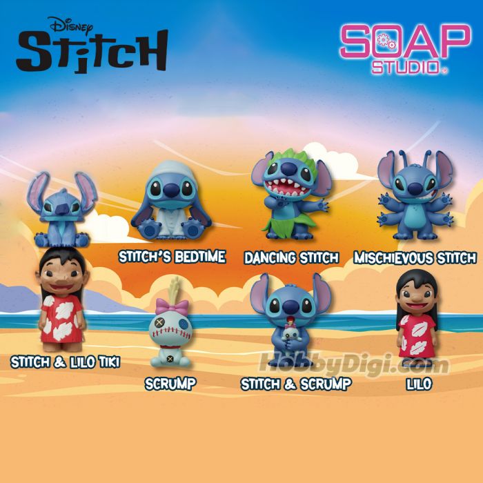 Soap Studio 肥皂遊 盲盒 - 迪士尼 史迪仔 Vin-Blop系列