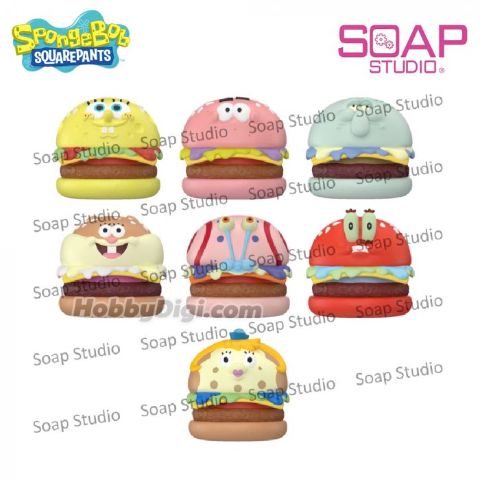 Soap Studio 肥皂遊 盲盒 - 海綿寶寶 漢堡键帽系列
