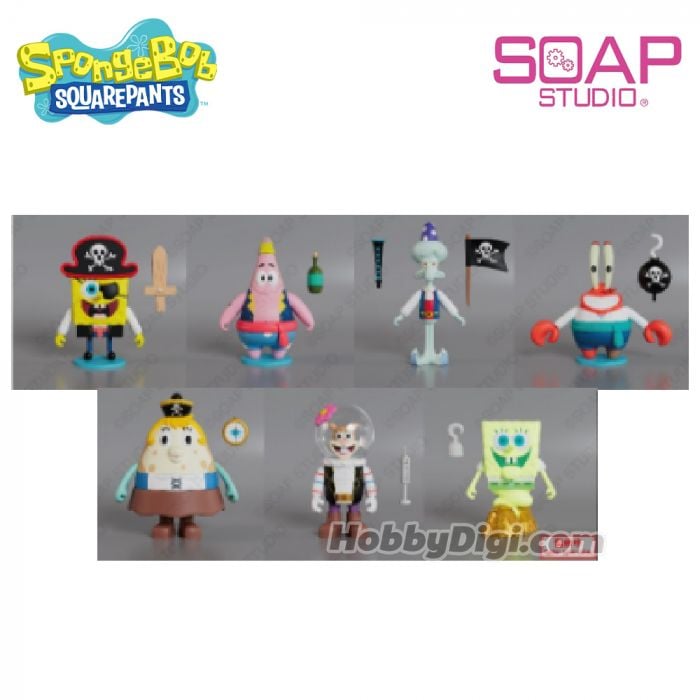 Soap Studio 肥皂遊 盲盒 - 海綿寶寶 海盜系列