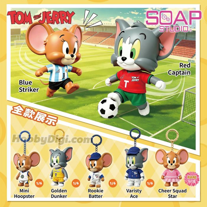 Soap Studio 肥皂遊 盲盒 - 貓和老鼠 世界盃 運動會毛絨系列