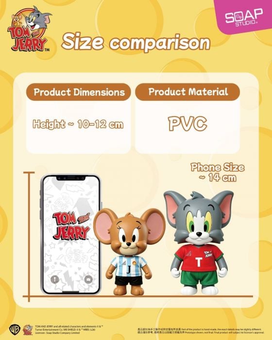 Soap Studio 肥皂遊 盲盒 - 貓和老鼠 世界盃 運動會毛絨系列