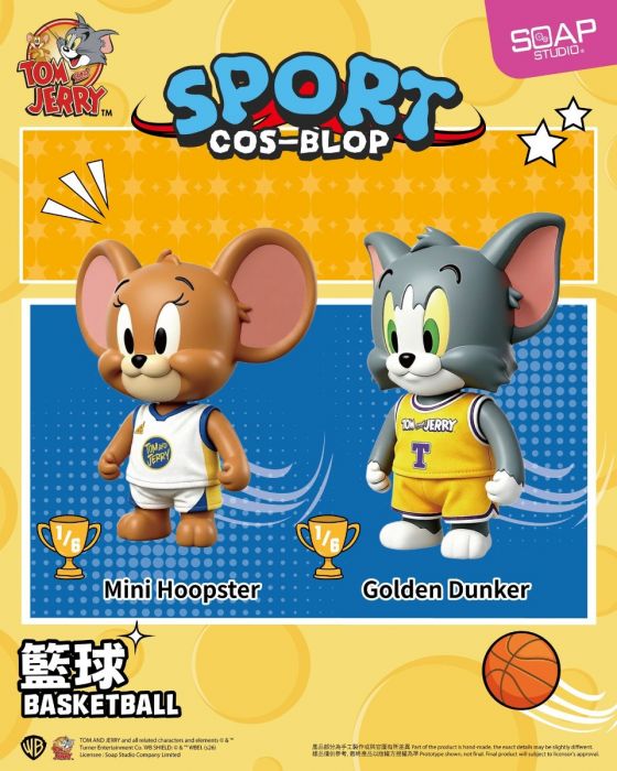 Soap Studio 肥皂遊 盲盒 - 貓和老鼠 世界盃 運動會毛絨系列