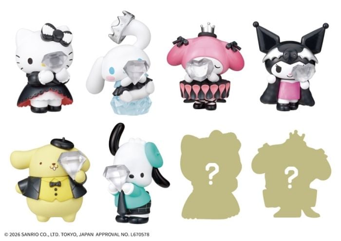 Takara Tomy 盲盒系列 - Sanrio Hello Kittty和朋友們 Hide & Seek 寶石公仔系列