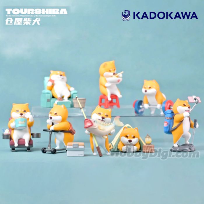 Tenbun Kadokawa 天聞角川盲盒手辦 - 倉屋柴犬 阿柴吃喝玩樂系列