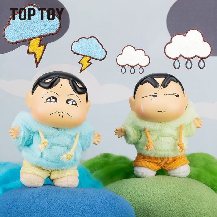 TOP TOY 盲盒手辦 - 蠟筆小新 情緒多巴胺毛絨吊飾公仔系列