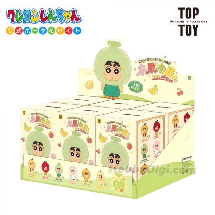 TOP TOY 盲盒手辦 - 蠟筆小新 水果小屋系毛絨掛飾系列