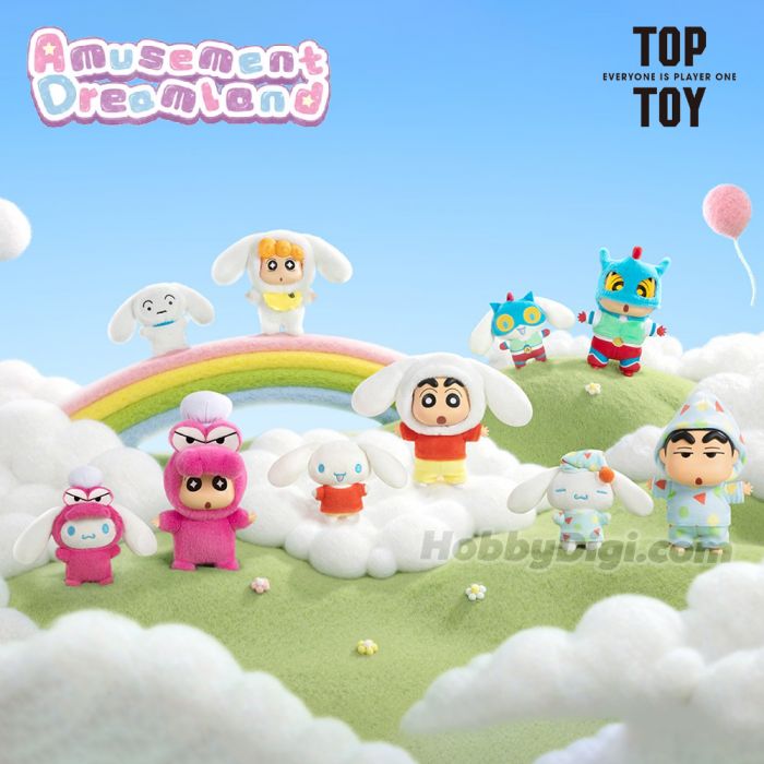TOP TOY 盲盒手辦 - 蠟筆小新 X Sanrio 肉桂狗 遊樂夢境系列