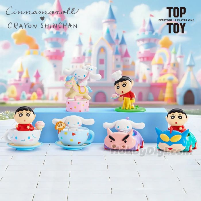 TOP TOY 盲盒手辦 - 蠟筆小新 X Sanrio 肉桂狗 仙境系列