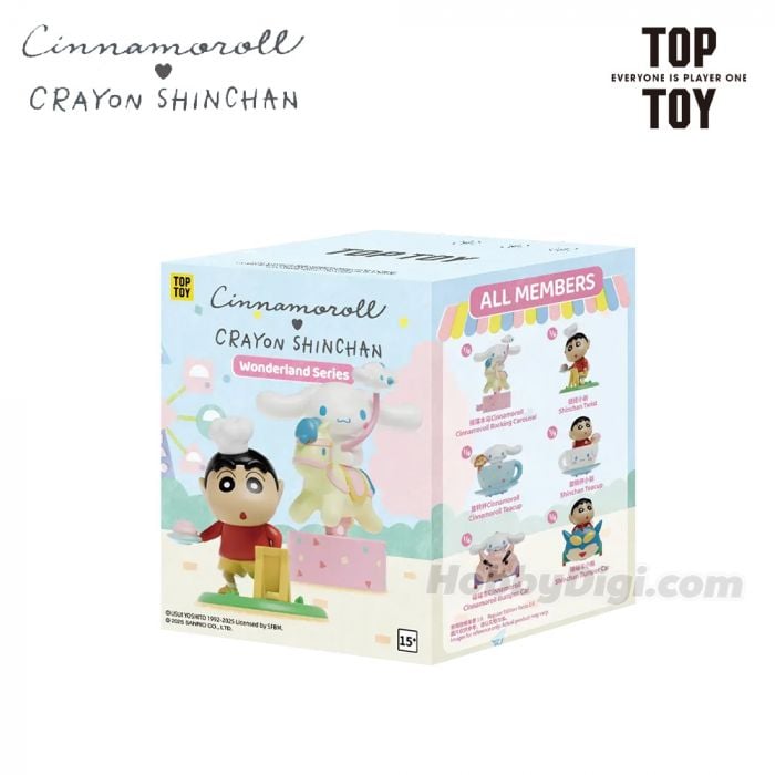 TOP TOY 盲盒手辦 - 蠟筆小新 X Sanrio 肉桂狗 仙境系列