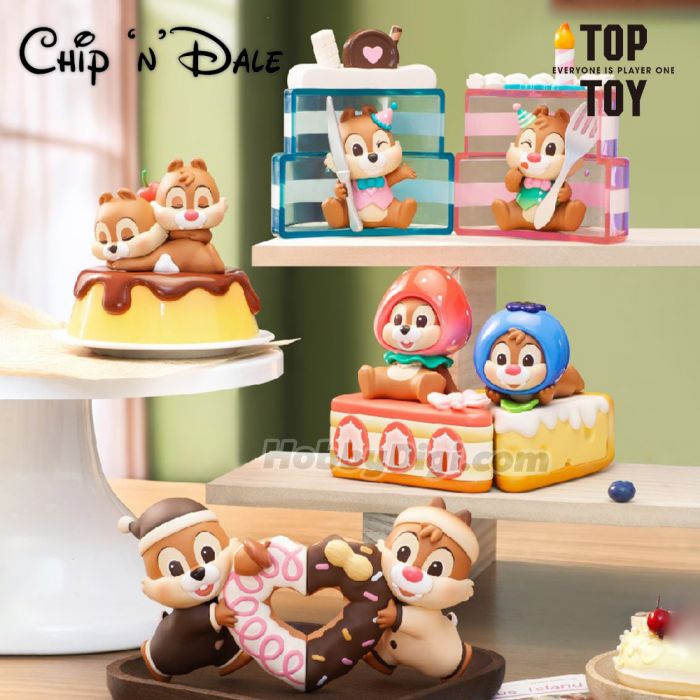 TOP TOY 盲盒手辦 - 迪士尼 Chip'n Dale大鼻與鋼牙 甜點探險系列