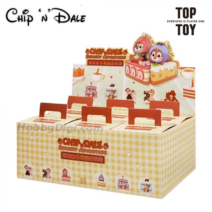 TOP TOY 盲盒手辦 - 迪士尼 Chip'n Dale大鼻與鋼牙 甜點探險系列
