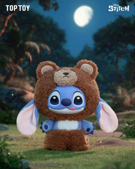 TOP TOY 盲盒手辦 - 迪士尼 史迪仔 野性動物搪膠毛絨系列