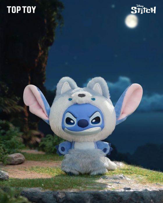 TOP TOY 盲盒手辦 - 迪士尼 史迪仔 野性動物搪膠毛絨系列
