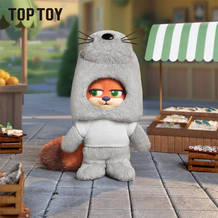 TOP TOY 盲盒手辦 - 迪士尼 優獸大都會偽裝者毛絨吊飾公仔系列
