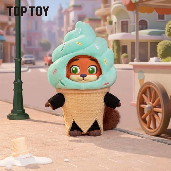 TOP TOY 盲盒手辦 - 迪士尼 優獸大都會偽裝者毛絨吊飾公仔系列