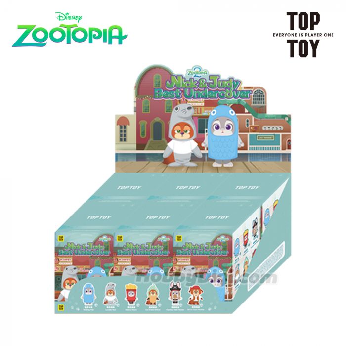 TOP TOY 盲盒手辦 - 迪士尼 優獸大都會偽裝者毛絨吊飾公仔系列