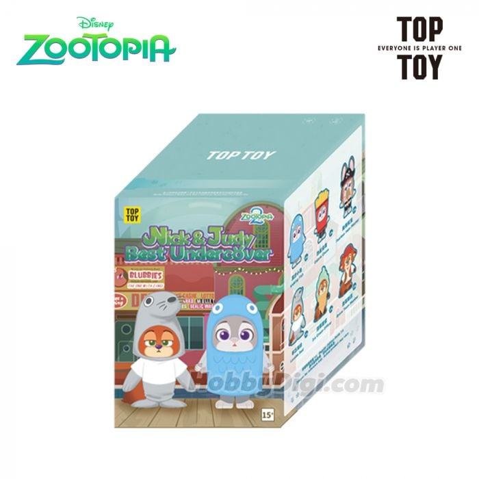 TOP TOY 盲盒手辦 - 迪士尼 優獸大都會偽裝者毛絨吊飾公仔系列