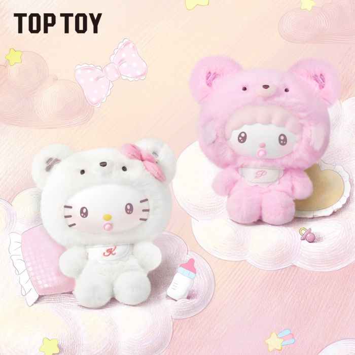 TOP TOY 盲盒手辦 - Sanrio characters 小小熊星球毛絨掛飾系列