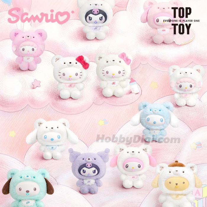 TOP TOY 盲盒手辦 - Sanrio characters 小小熊星球毛絨掛飾系列