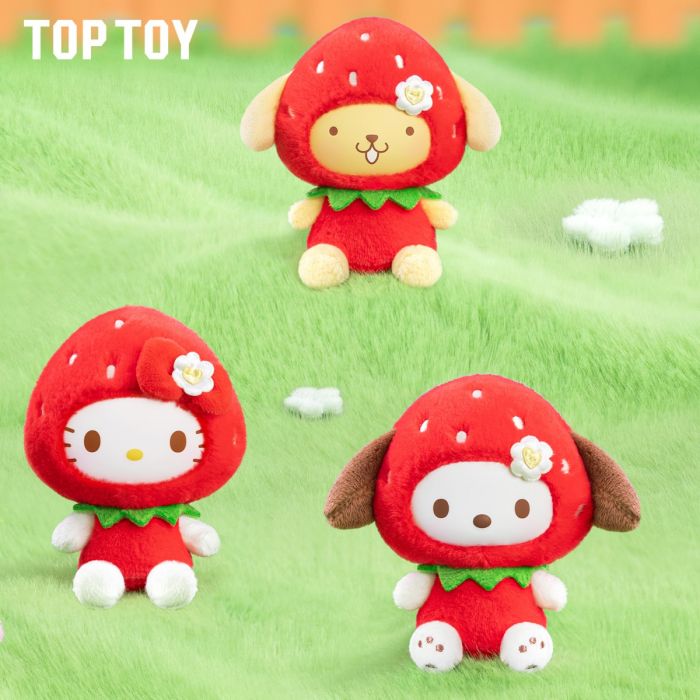 TOP TOY 盲盒手辦 - Sanrio characters 甜甜草莓毛絨掛飾系列