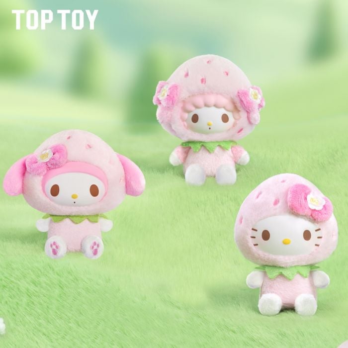 TOP TOY 盲盒手辦 - Sanrio characters 甜甜草莓毛絨掛飾系列