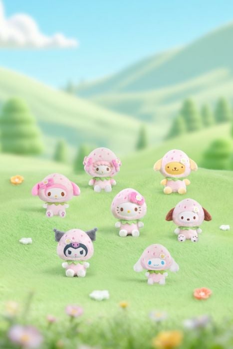 TOP TOY 盲盒手辦 - Sanrio characters 甜甜草莓毛絨掛飾系列
