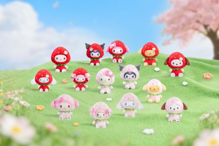 TOP TOY 盲盒手辦 - Sanrio characters 甜甜草莓毛絨掛飾系列