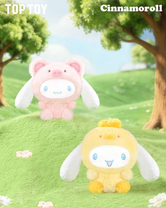 TOP TOY 盲盒手辦 - Sanrio 肉桂狗 動物派對毛絨吊飾系列