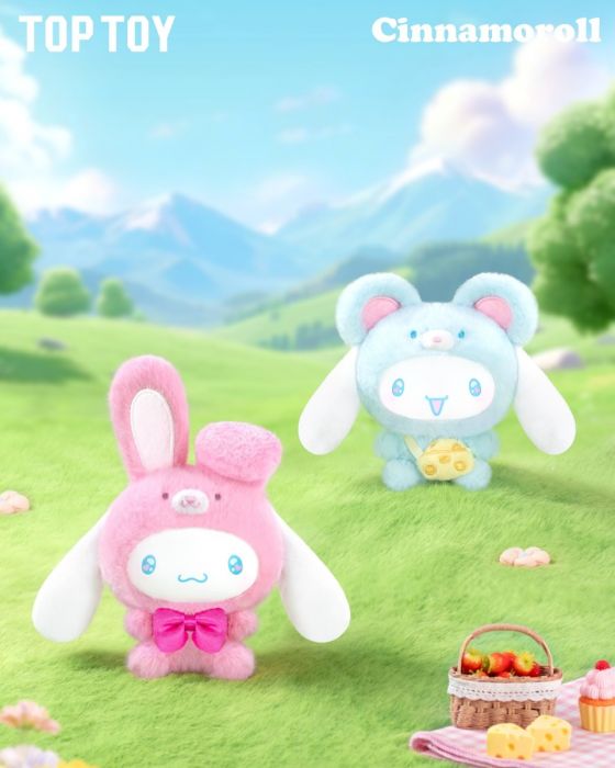 TOP TOY 盲盒手辦 - Sanrio 肉桂狗 動物派對毛絨吊飾系列