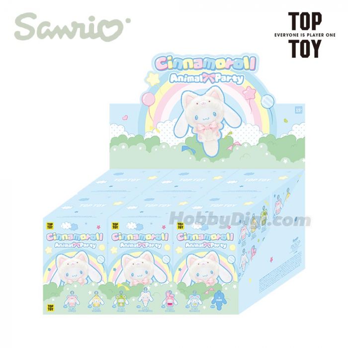 TOP TOY 盲盒手辦 - Sanrio 肉桂狗 動物派對毛絨吊飾系列