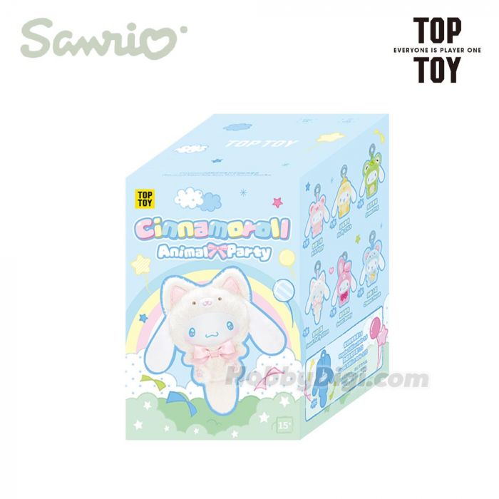 TOP TOY 盲盒手辦 - Sanrio 肉桂狗 動物派對毛絨吊飾系列