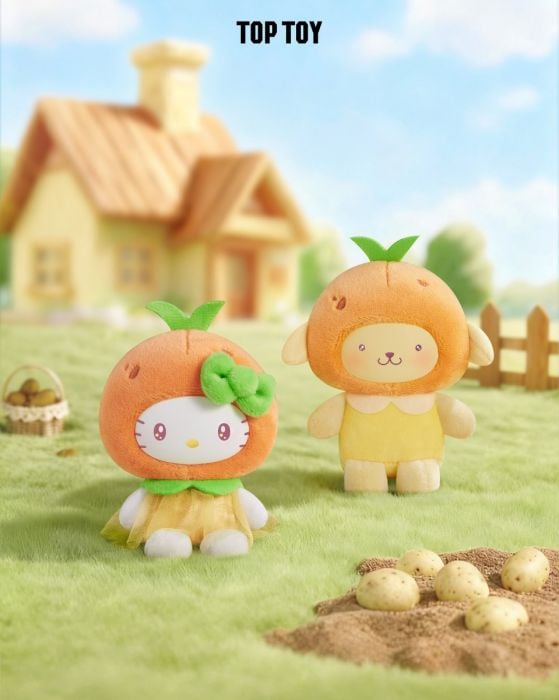 TOP TOY 盲盒手辦 - Sanrio 迷你蔬果毛絨掛飾系列