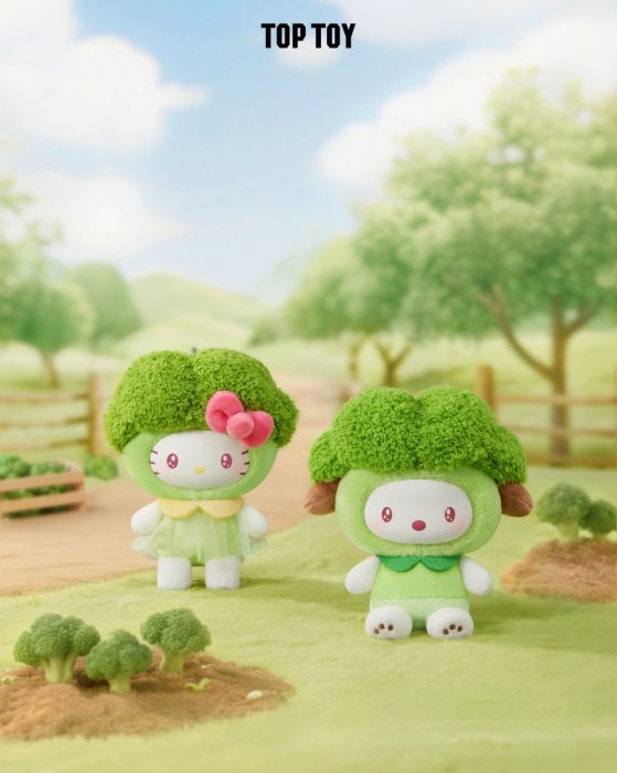 TOP TOY 盲盒手辦 - Sanrio 迷你蔬果毛絨掛飾系列
