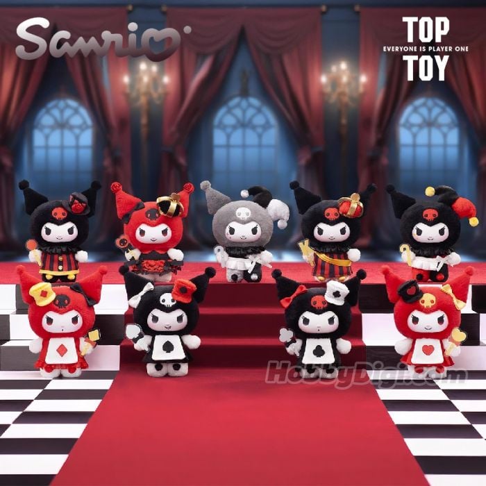 TOP TOY 盲盒手辦 - Sanrio Kuromi 撲克王國毛絨公仔系列