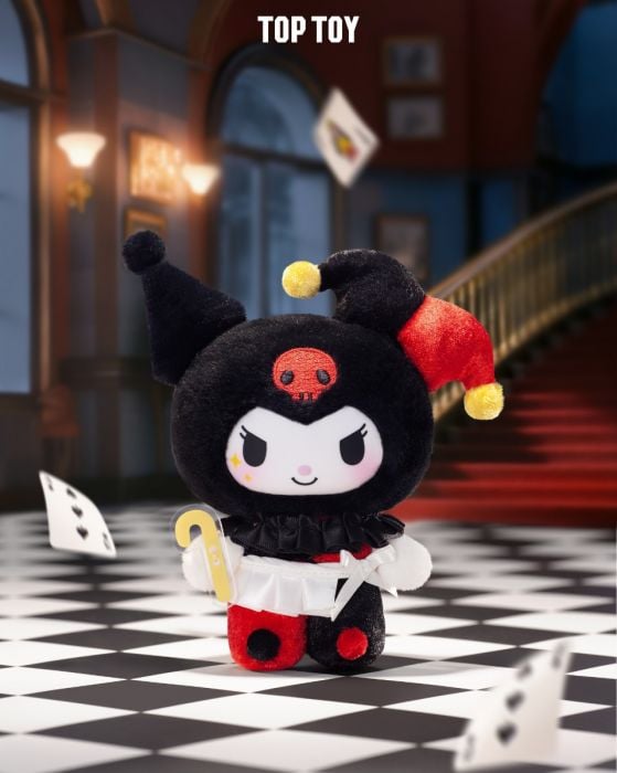 TOP TOY 盲盒手辦 - Sanrio Kuromi 撲克王國毛絨公仔系列