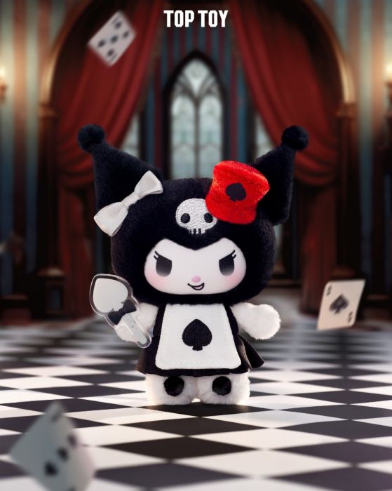 TOP TOY 盲盒手辦 - Sanrio Kuromi 撲克王國毛絨公仔系列