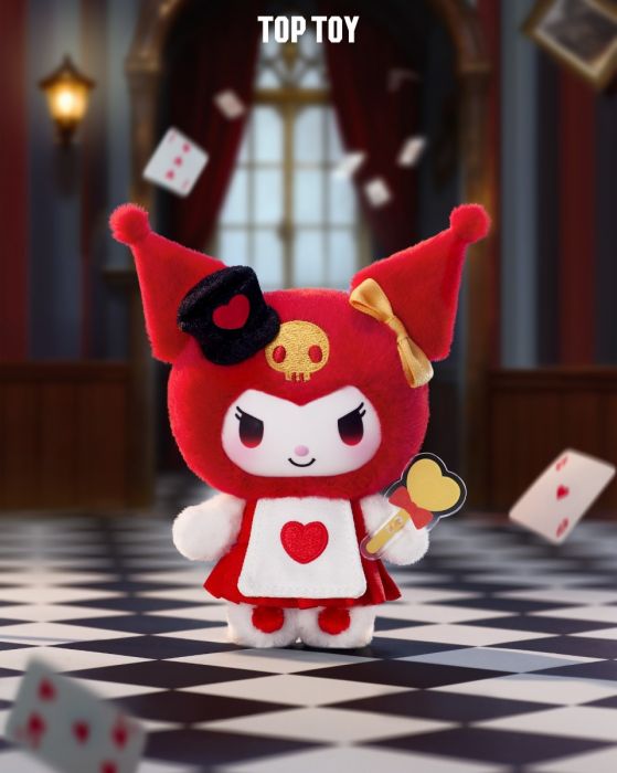 TOP TOY 盲盒手辦 - Sanrio Kuromi 撲克王國毛絨公仔系列