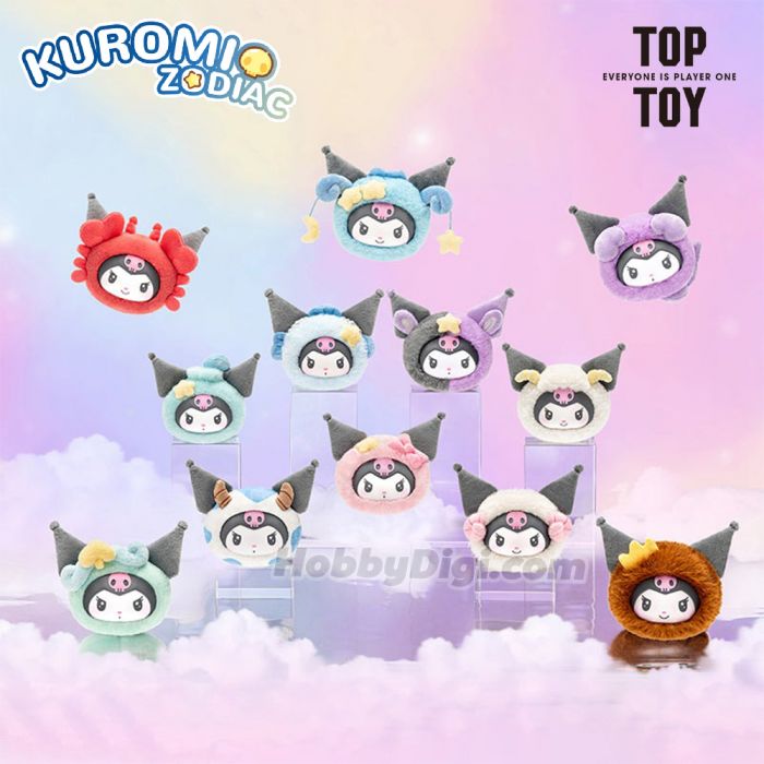TOP TOY 盲盒手辦 - Sanrio Kuromi 十二星座毛絨搪膠系列
