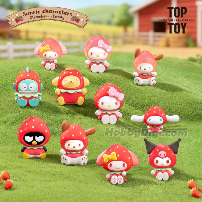 TOP TOY 盲盒手辦 - Sanrio 草莓糖系列
