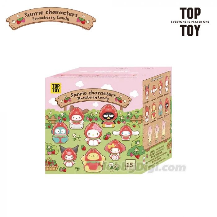 TOP TOY 盲盒手辦 - Sanrio 草莓糖系列