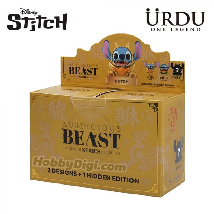 URDU 盲盒手辦 - 福部屋招福小萌獸 迪士尼 瑞獸系列 貔貅史迪仔