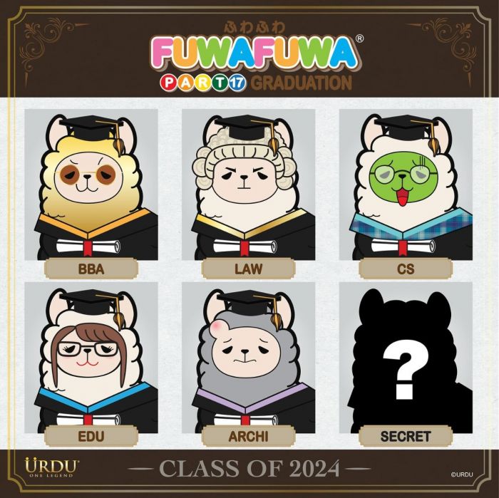 URDU 盲盒系列 - FUWA FUWA Part 17 畢業系列